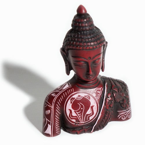 Estatua de resina Buda medio cuerpo